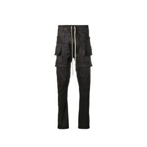 Rick Owens DRKSHDW Waxed Cargo Trousers